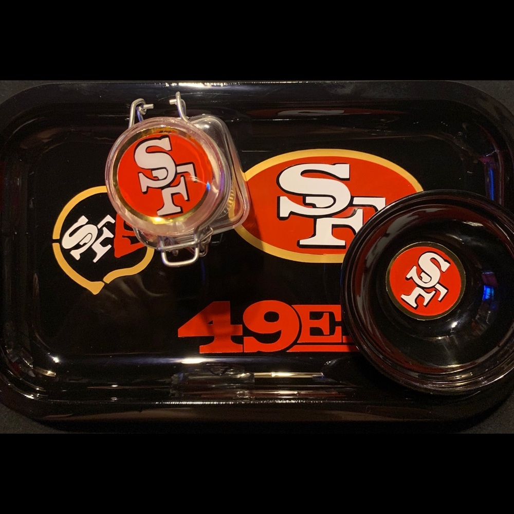 Custom tray set San Francisco 49ers